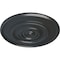 Ekena Millwork Dylar Ceiling Medallion (Fits Canopies up to 6 1/4"), Hand-Painted Pewter, 30"OD x 2 1/4"P CM30DYPES - alternate 3